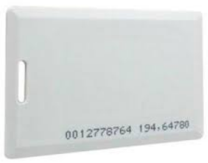 TARJETA DE PROXIMIDAD 26 BIT SERIAL NUMBER 80CM